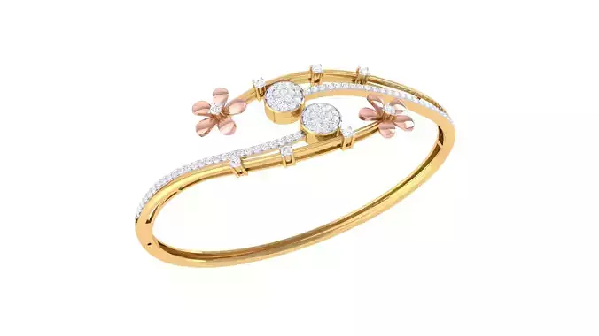 Women Bangle 3dm STL OBJ FBX Renders details