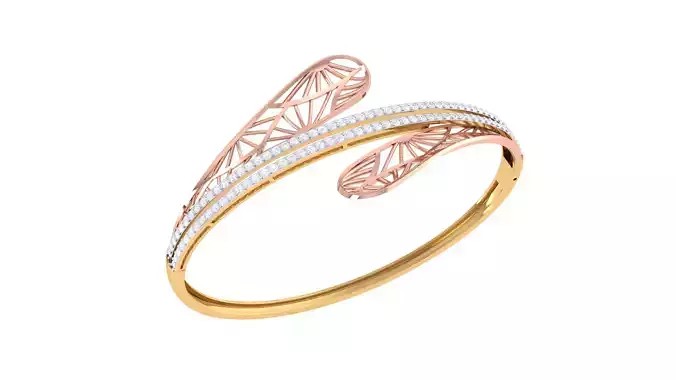 Women Bangle 3dm STL OBJ FBX Renders details