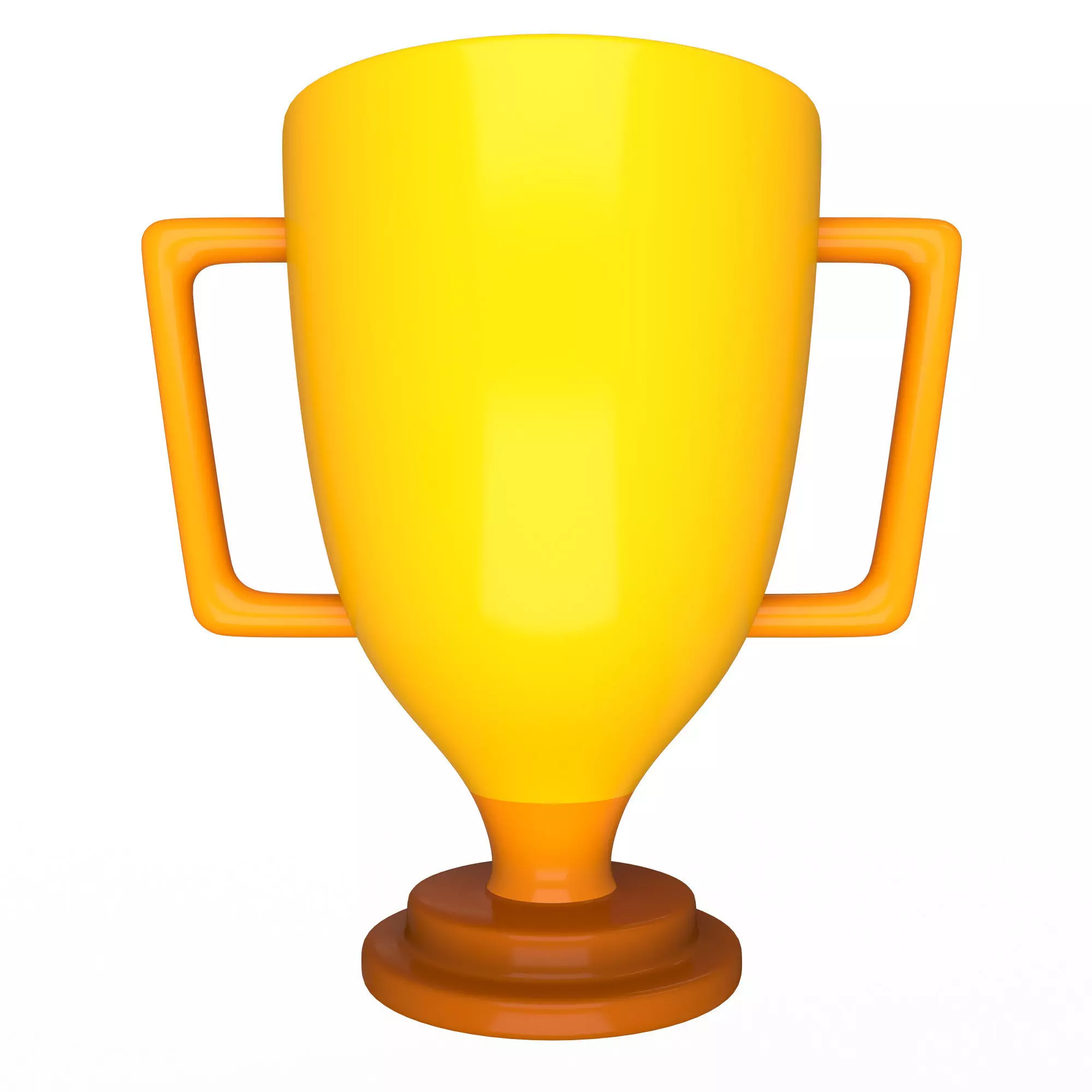 Trophy Emoji Low-poly 3D model