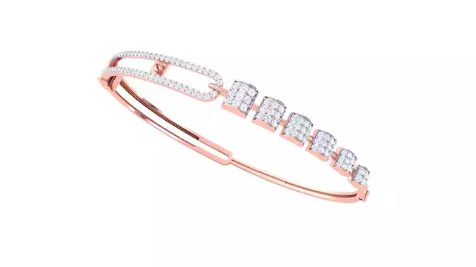 Women Bangle 3dm STL OBJ FBX Renders details