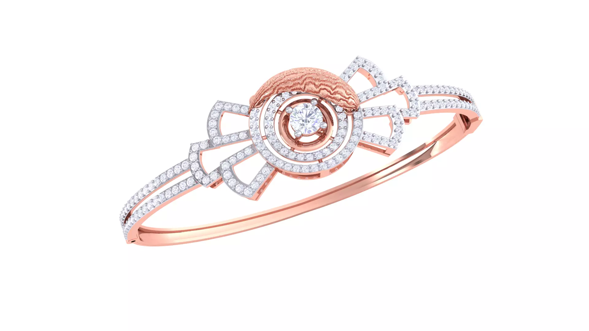 Women Bangle 3dm STL OBJ FBX Renders details 3D print model_0