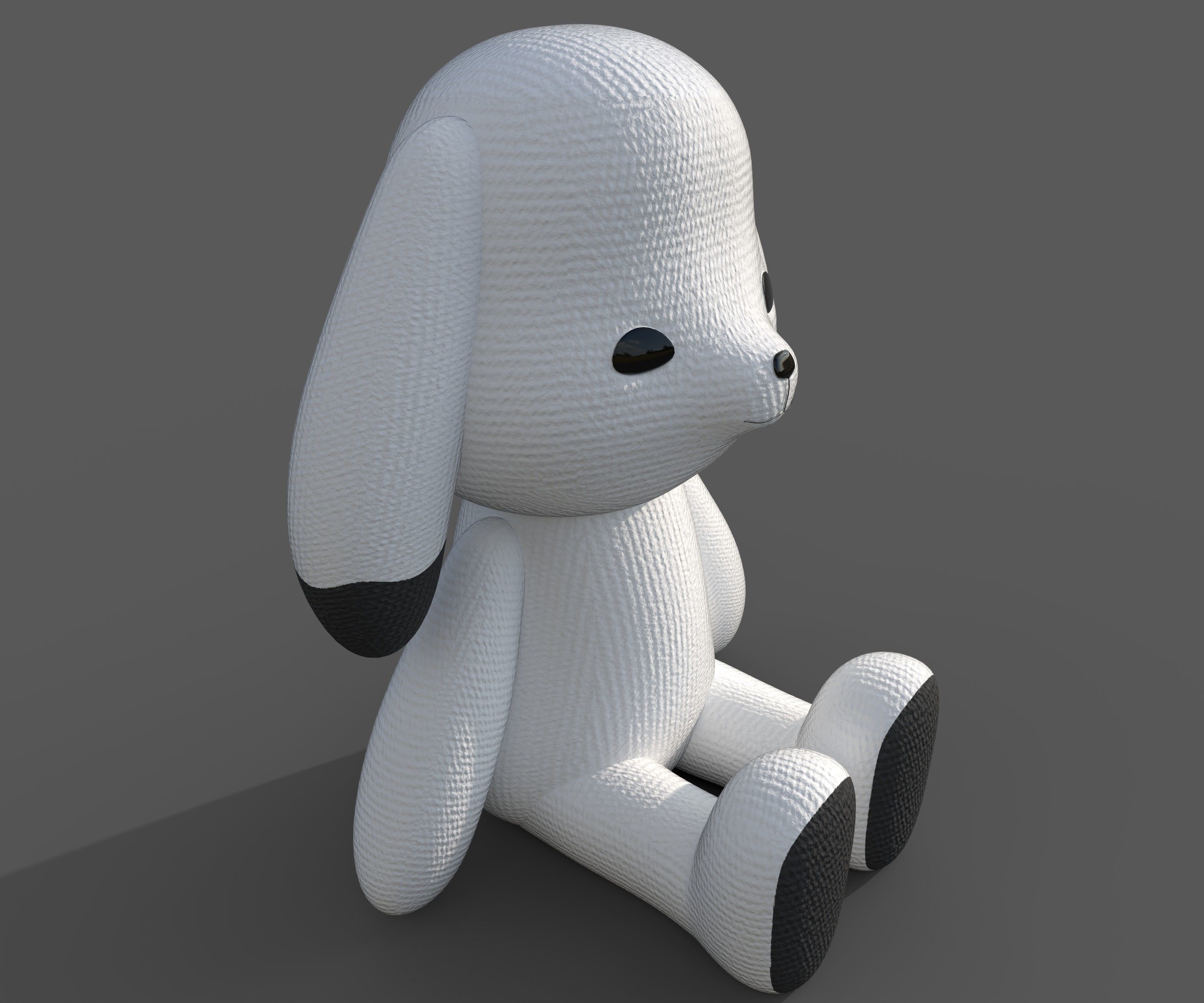 Teddy bear 3D model_2