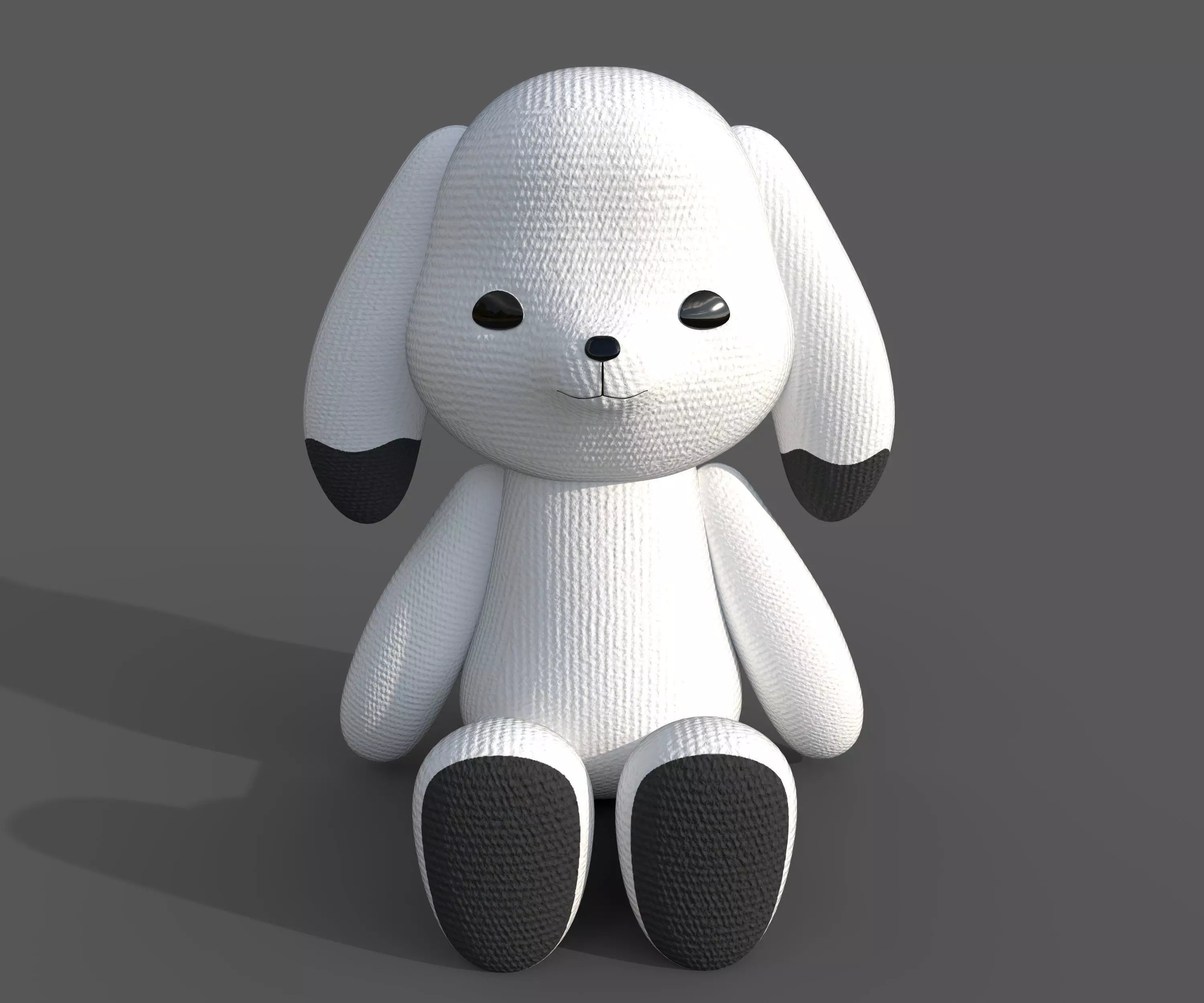 Teddy bear 3D model_0