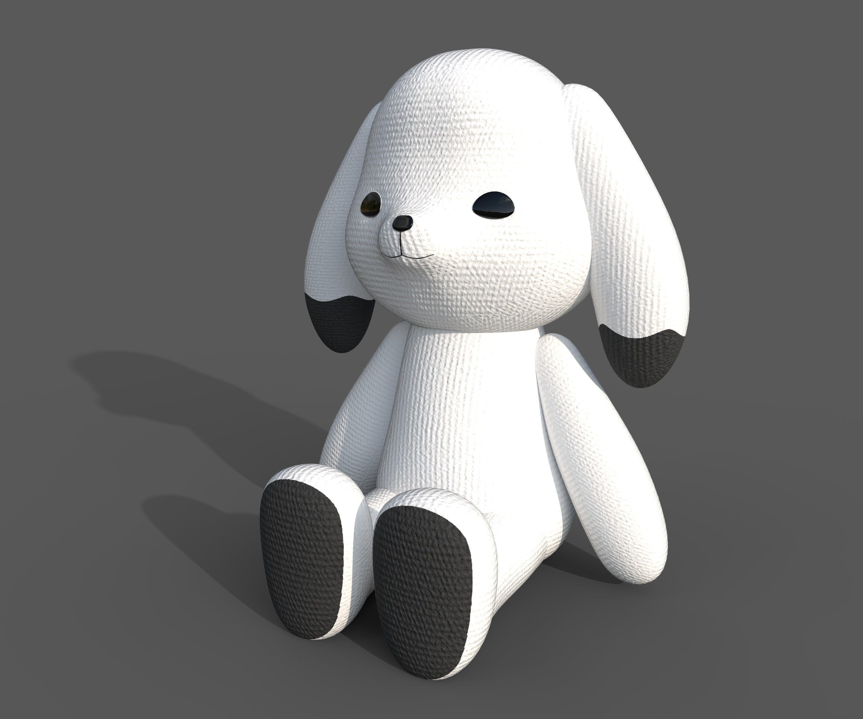 Teddy bear 3D model_1