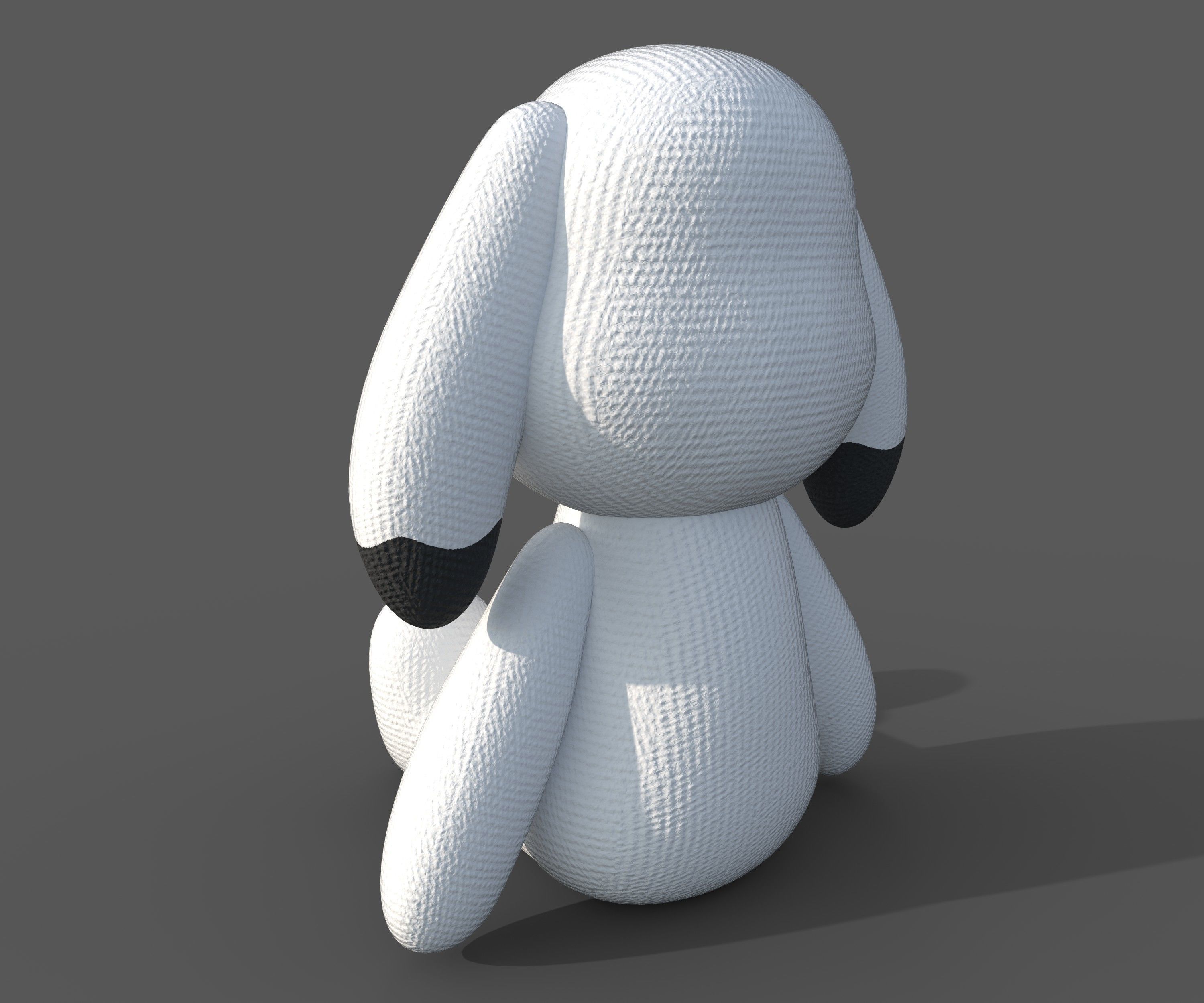 Teddy bear 3D model_3