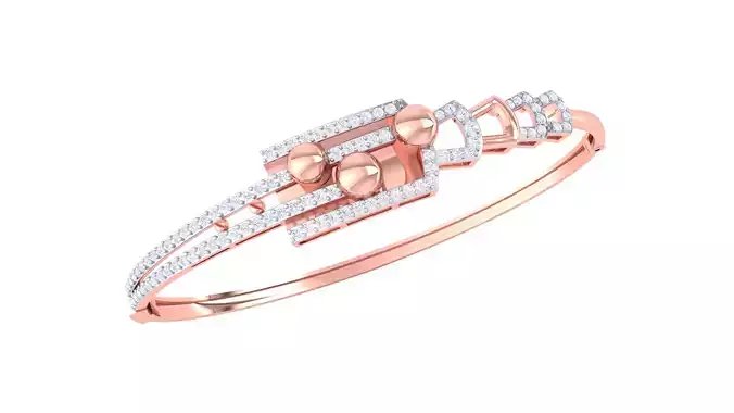 Women Bangle 3dm STL OBJ FBX Renders details