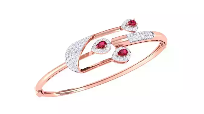 Women Bangle 3dm STL OBJ FBX Renders details