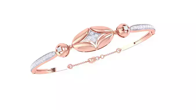 Women Bangle 3dm STL OBJ FBX Renders details