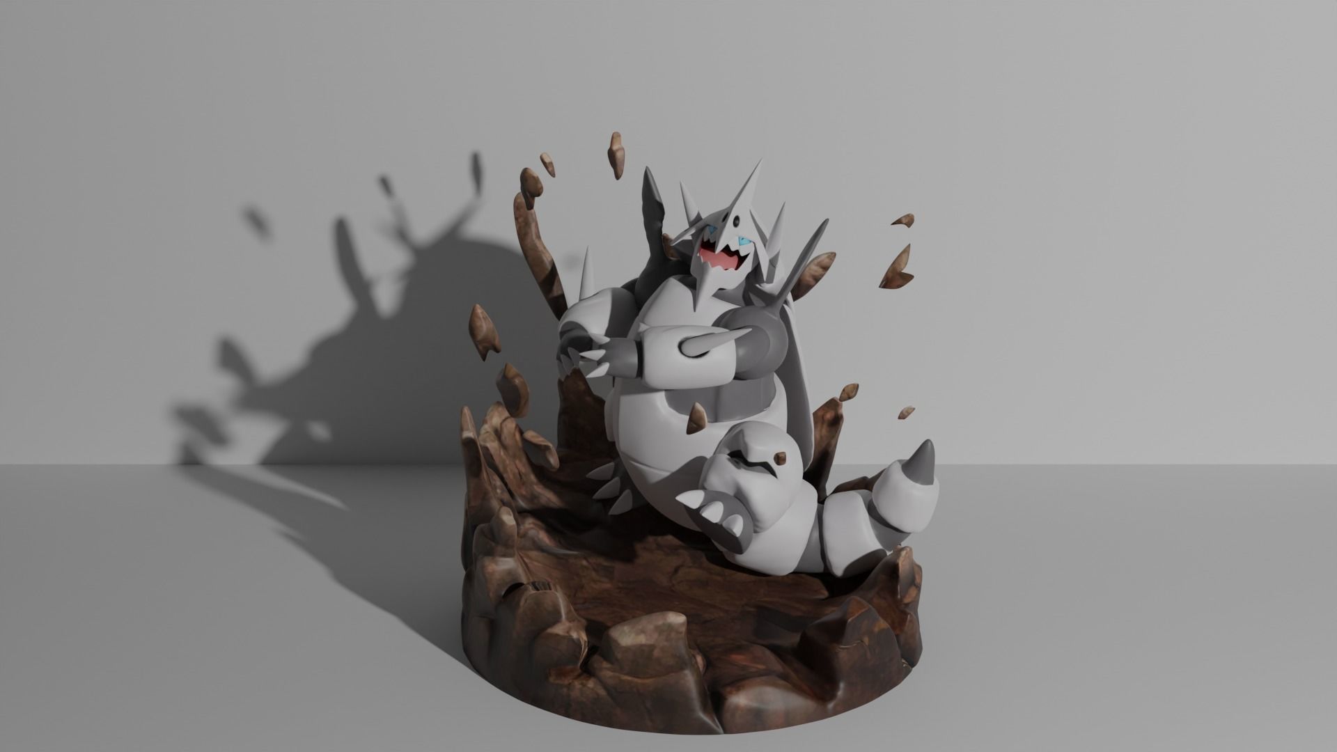 Mega Aggron pokemon 3D print model 3D print model_1