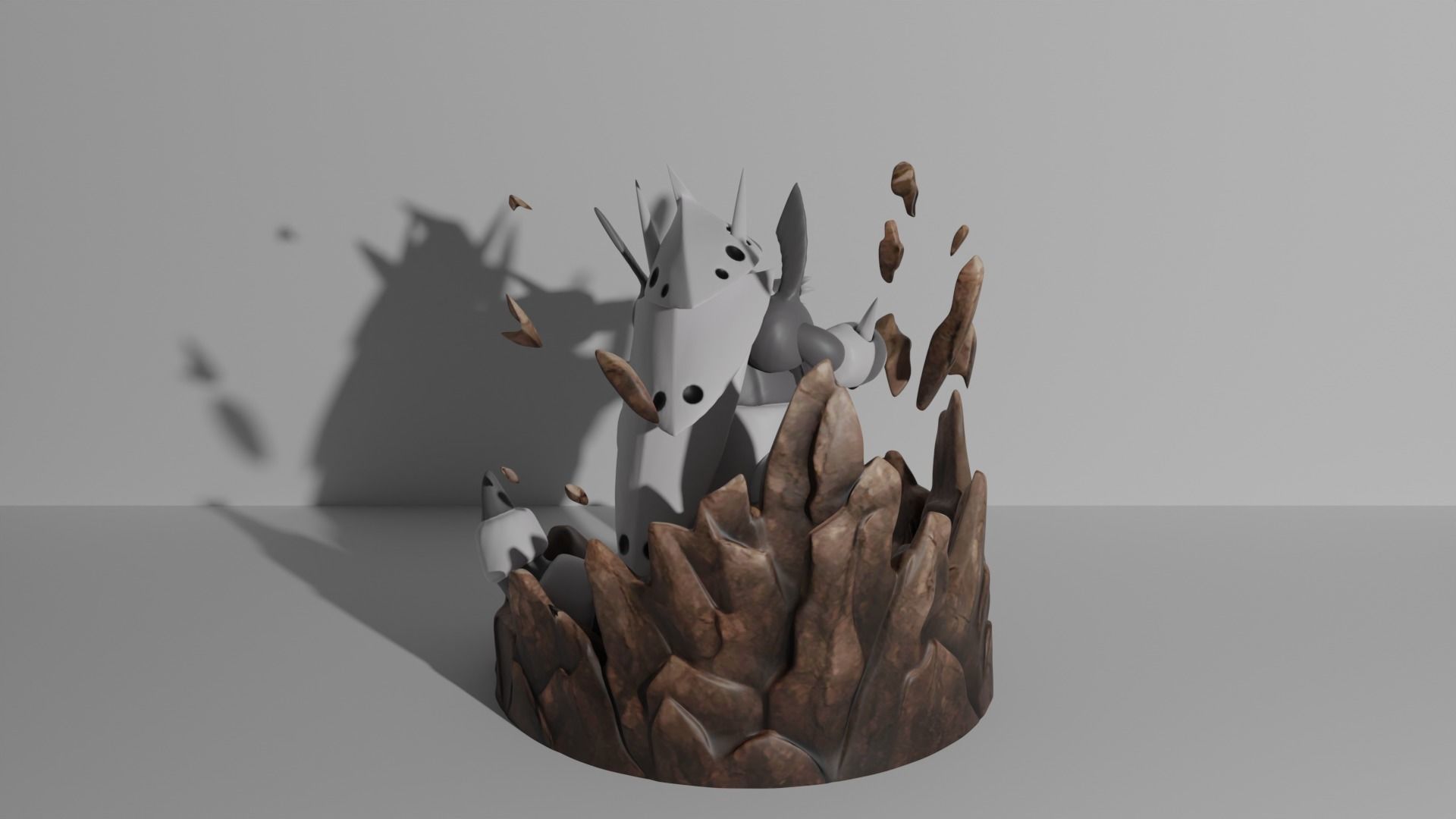 Mega Aggron pokemon 3D print model 3D print model_3