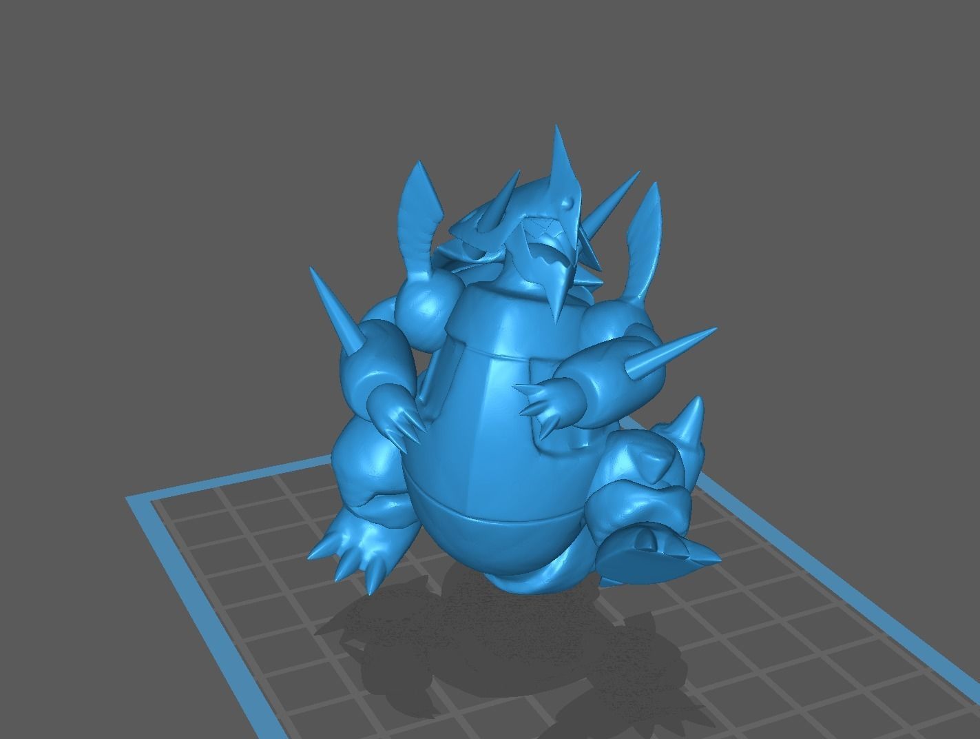 Mega Aggron pokemon 3D print model 3D print model_9