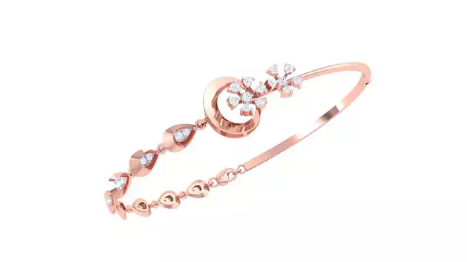 Women Bangle 3dm STL OBJ FBX Renders details