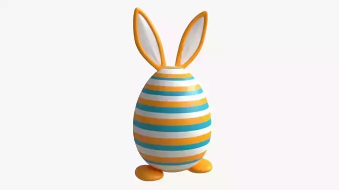 Easter Egg  Rabbit-like Decorated