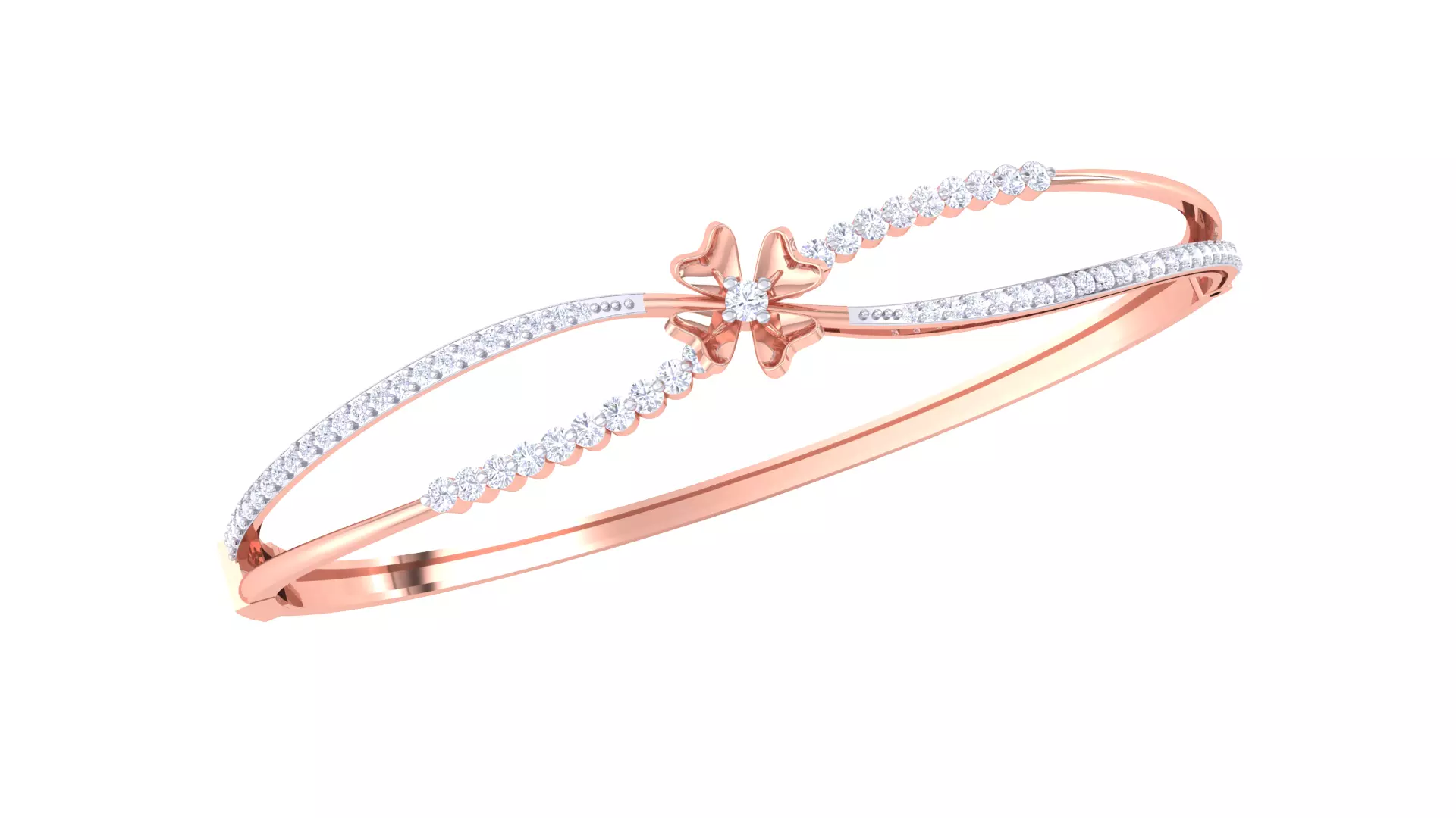 Women Bangle 3dm STL OBJ FBX Renders details 3D print model_0