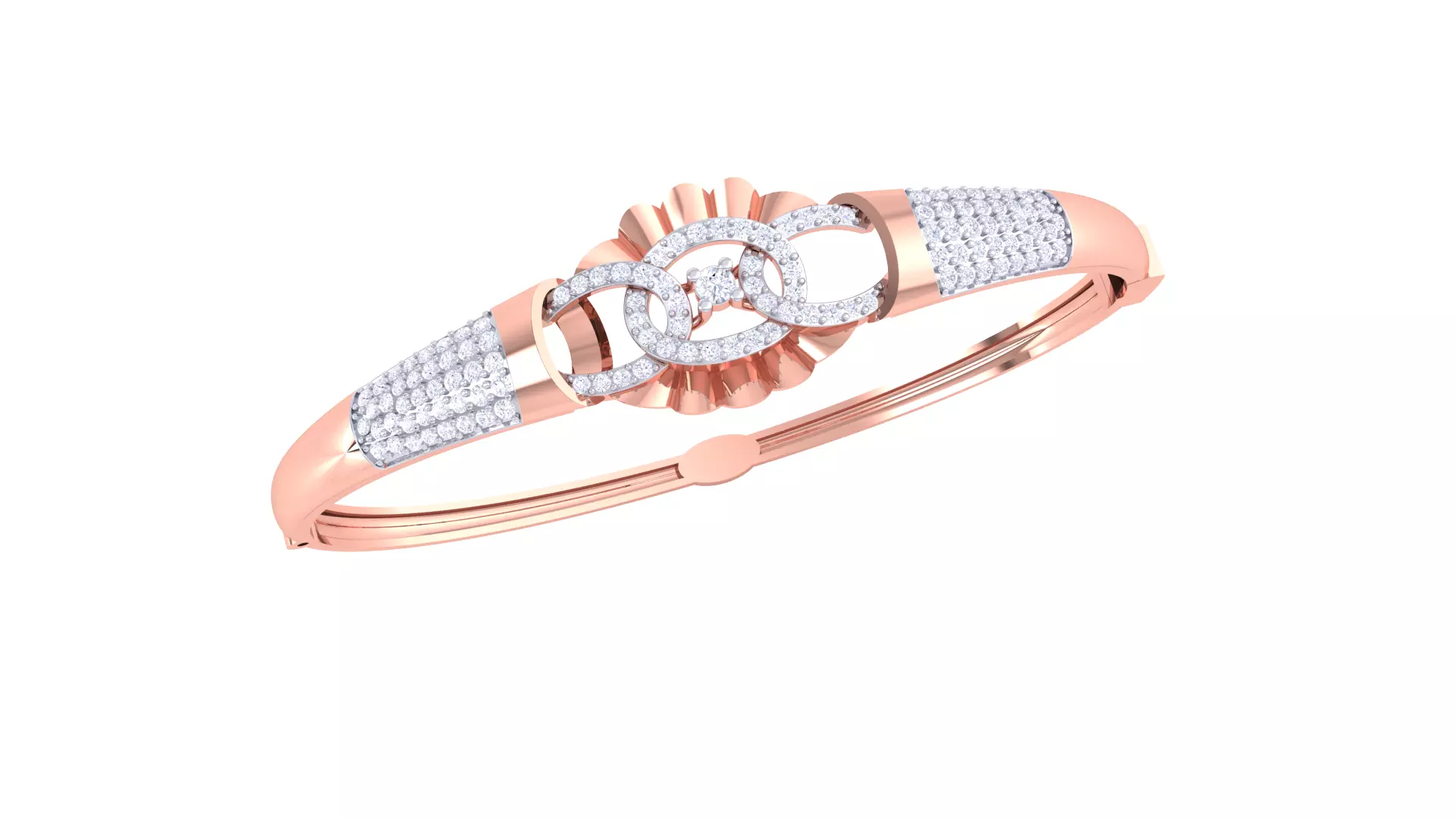 Women Bangle 3dm STL OBJ FBX Renders details 3D print model_0