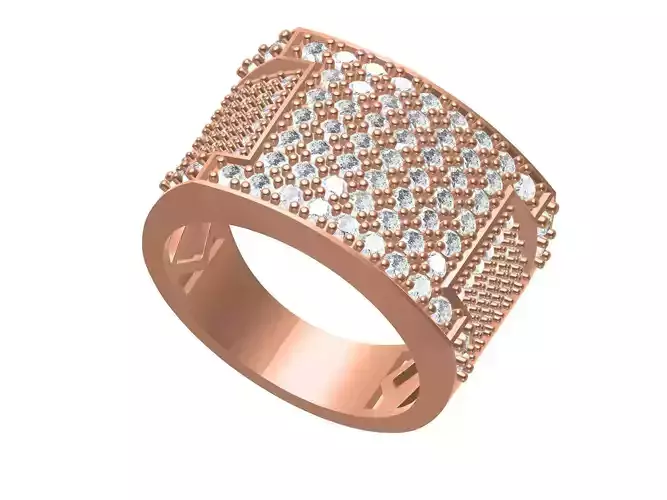 Solitaire Wedding Mens Ring