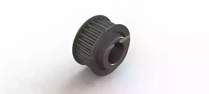 Polia Sincronizadora Synchronizing Pulley Schneider 28 5M 15 3D model