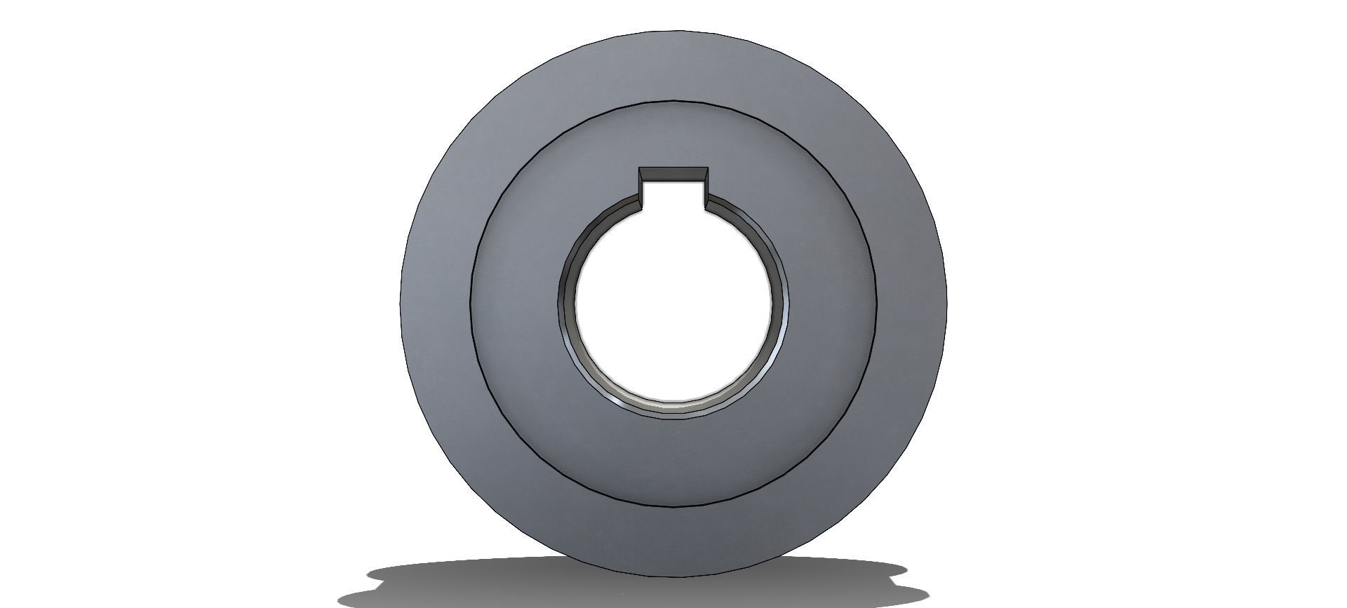 Polia Sincronizadora Synchronizing Pulley Schneider 28 5M 15 3D model_20