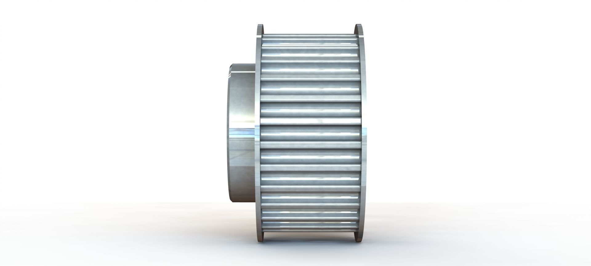 Polia Sincronizadora Synchronizing Pulley Schneider 28 5M 15 3D model_13