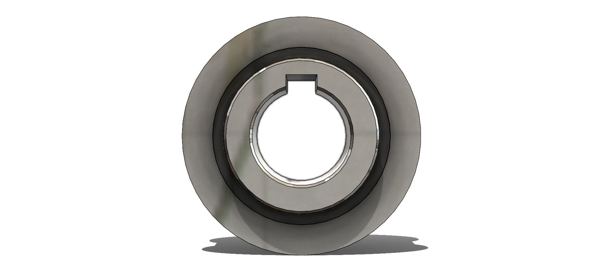 Polia Sincronizadora Synchronizing Pulley Schneider 28 5M 15 3D model_10