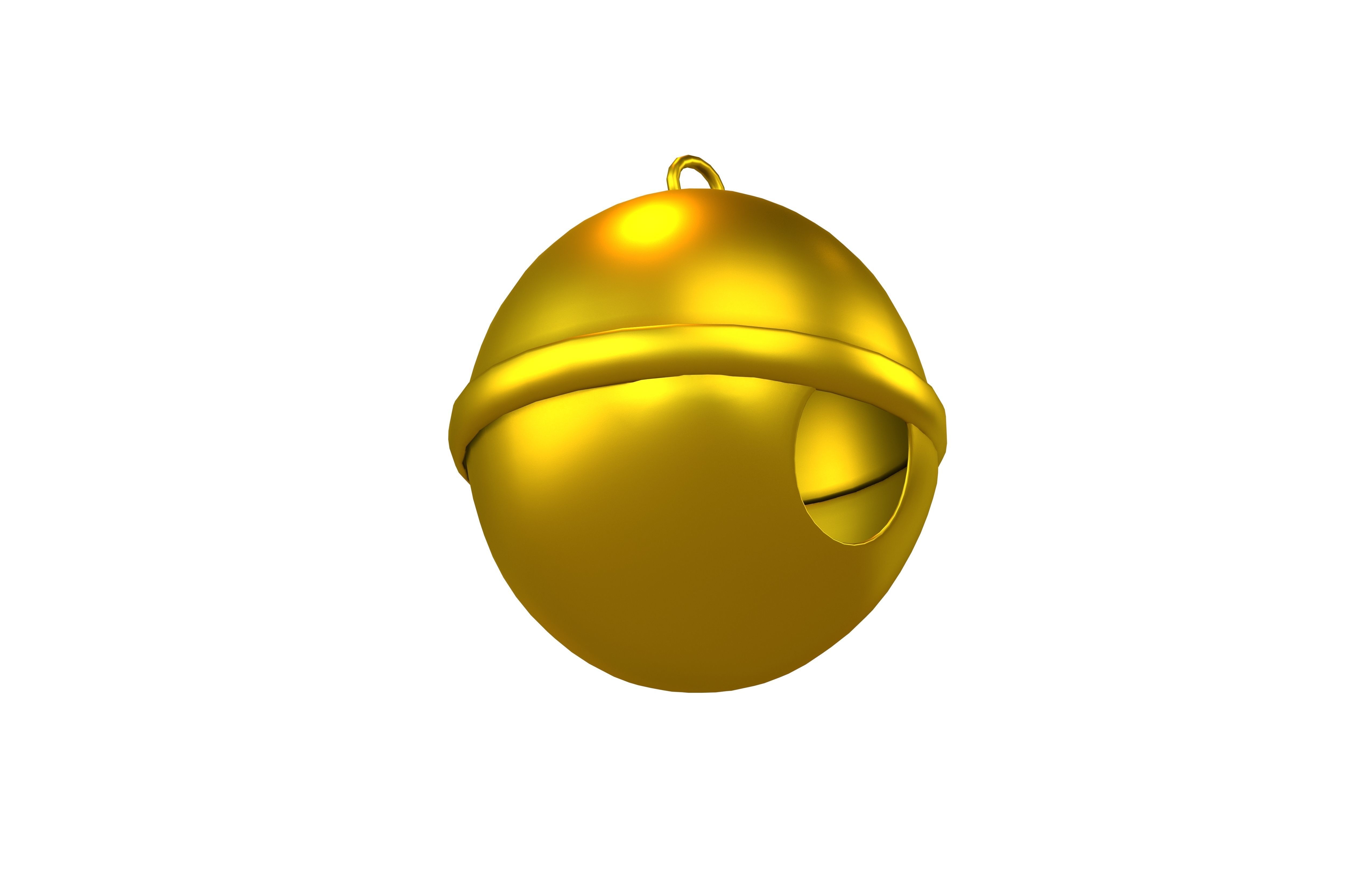 Bell v3 004 Low-poly 3D model_3