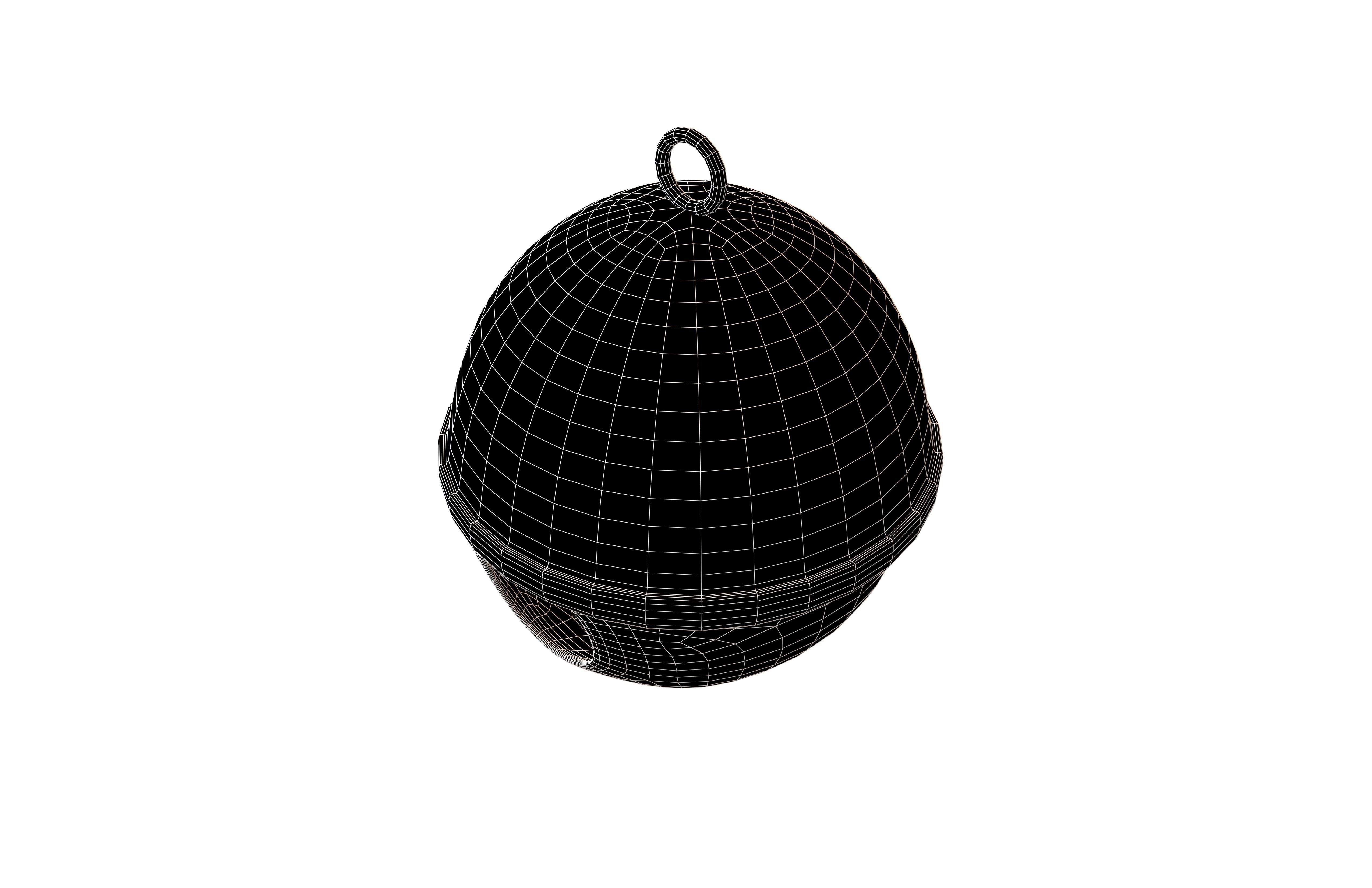 Bell v3 004 Low-poly 3D model_6