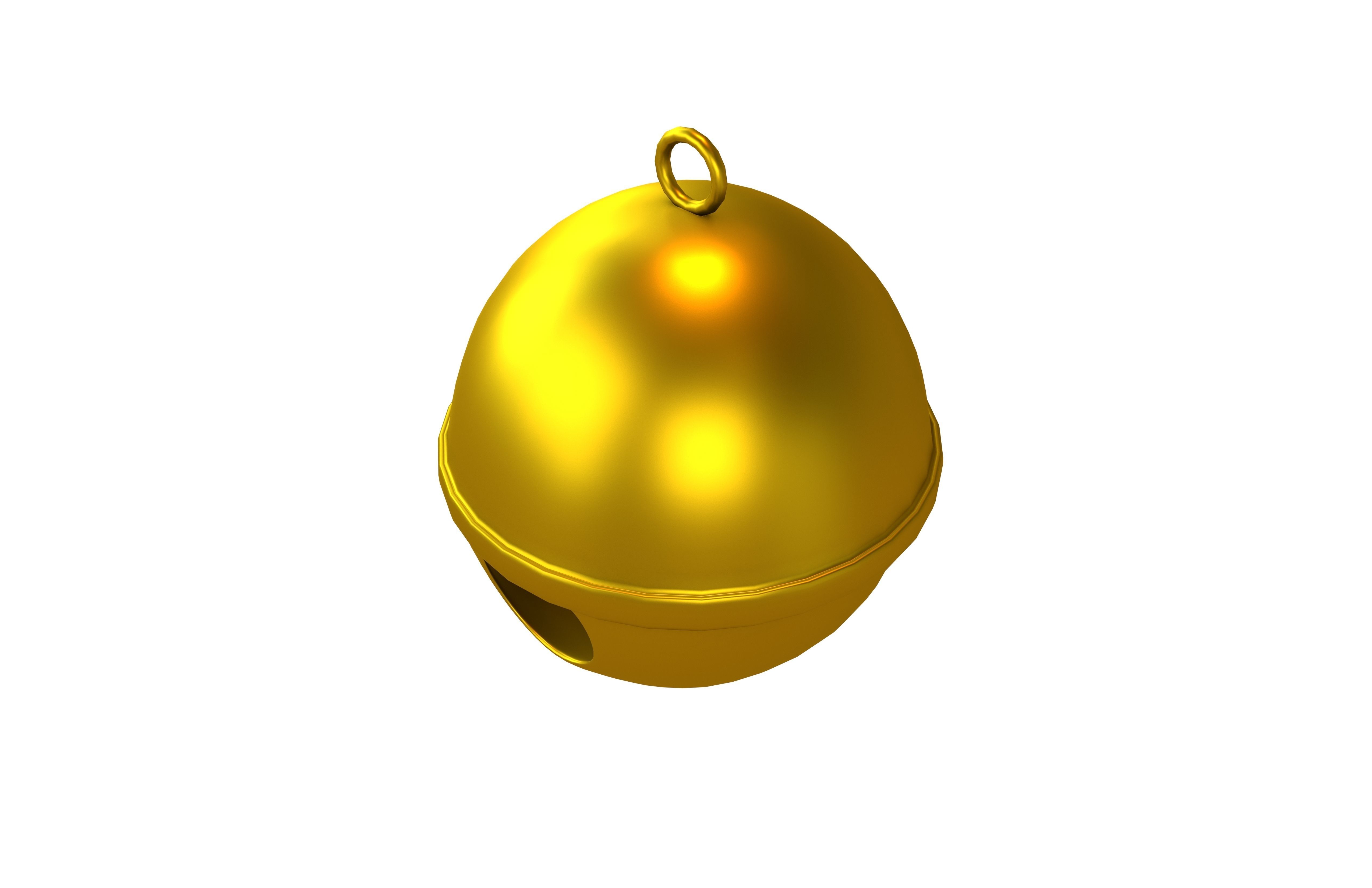 Bell v3 004 Low-poly 3D model_2