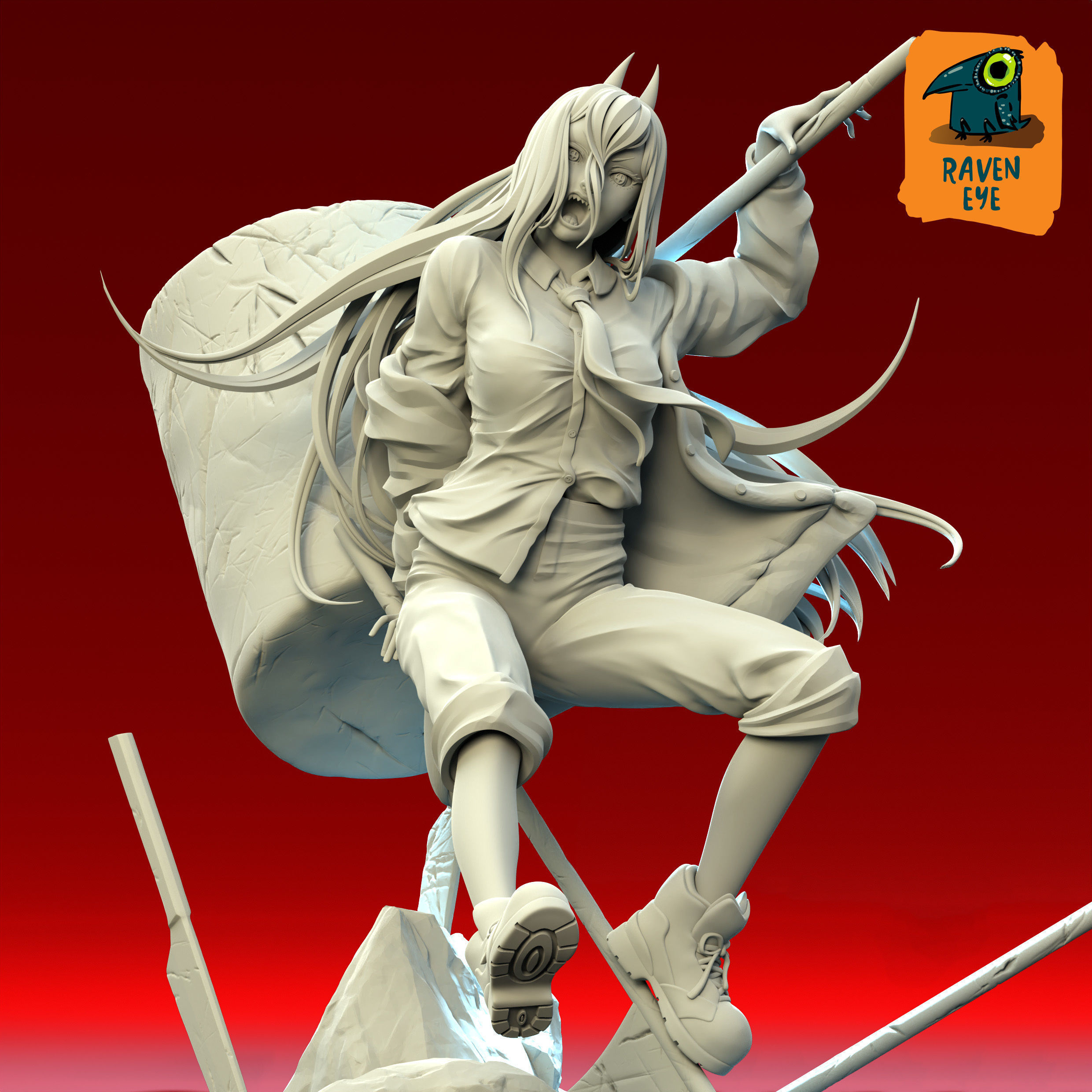 Power from Chainsaw man 3D print model_6