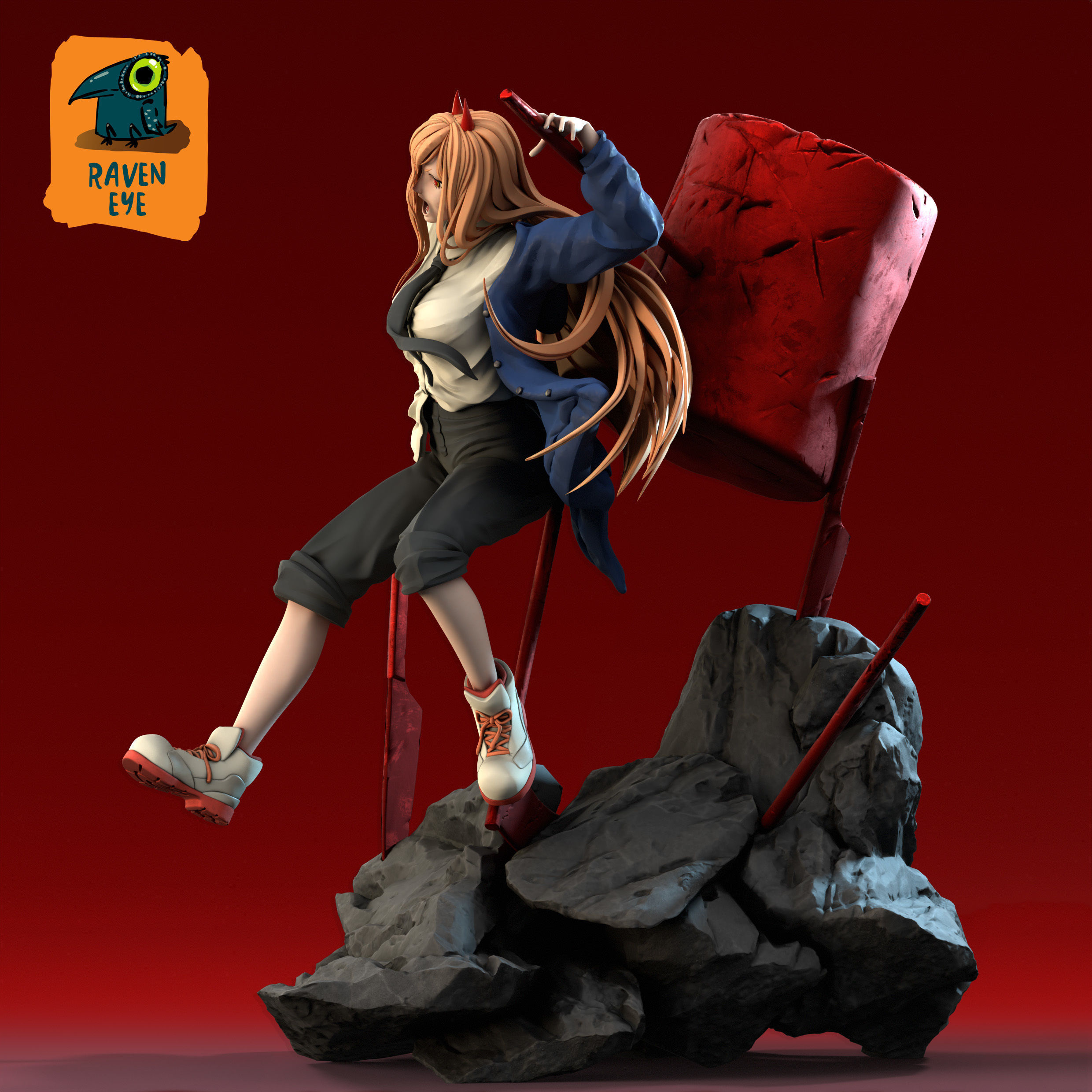 Power from Chainsaw man 3D print model_2