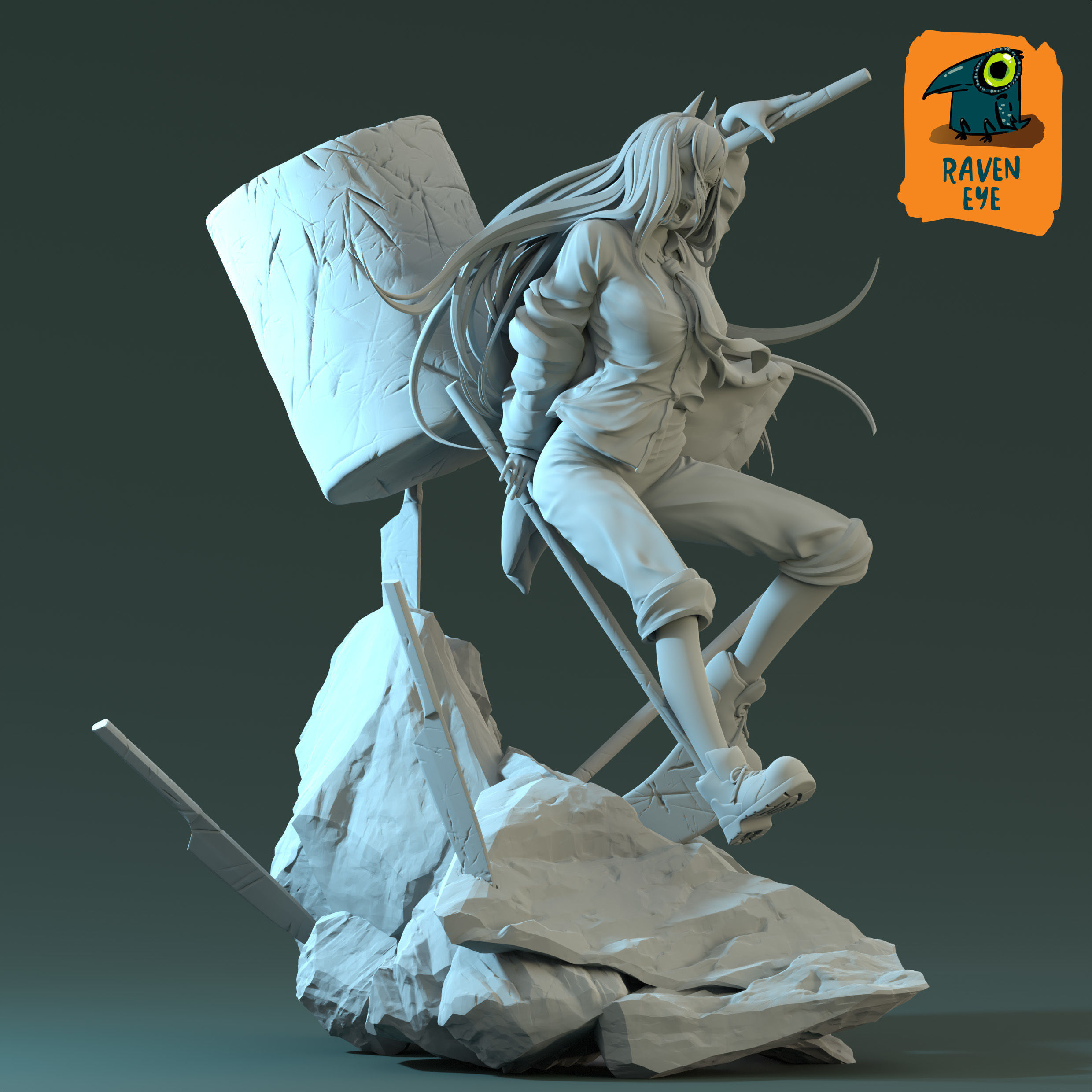Power from Chainsaw man 3D print model_7