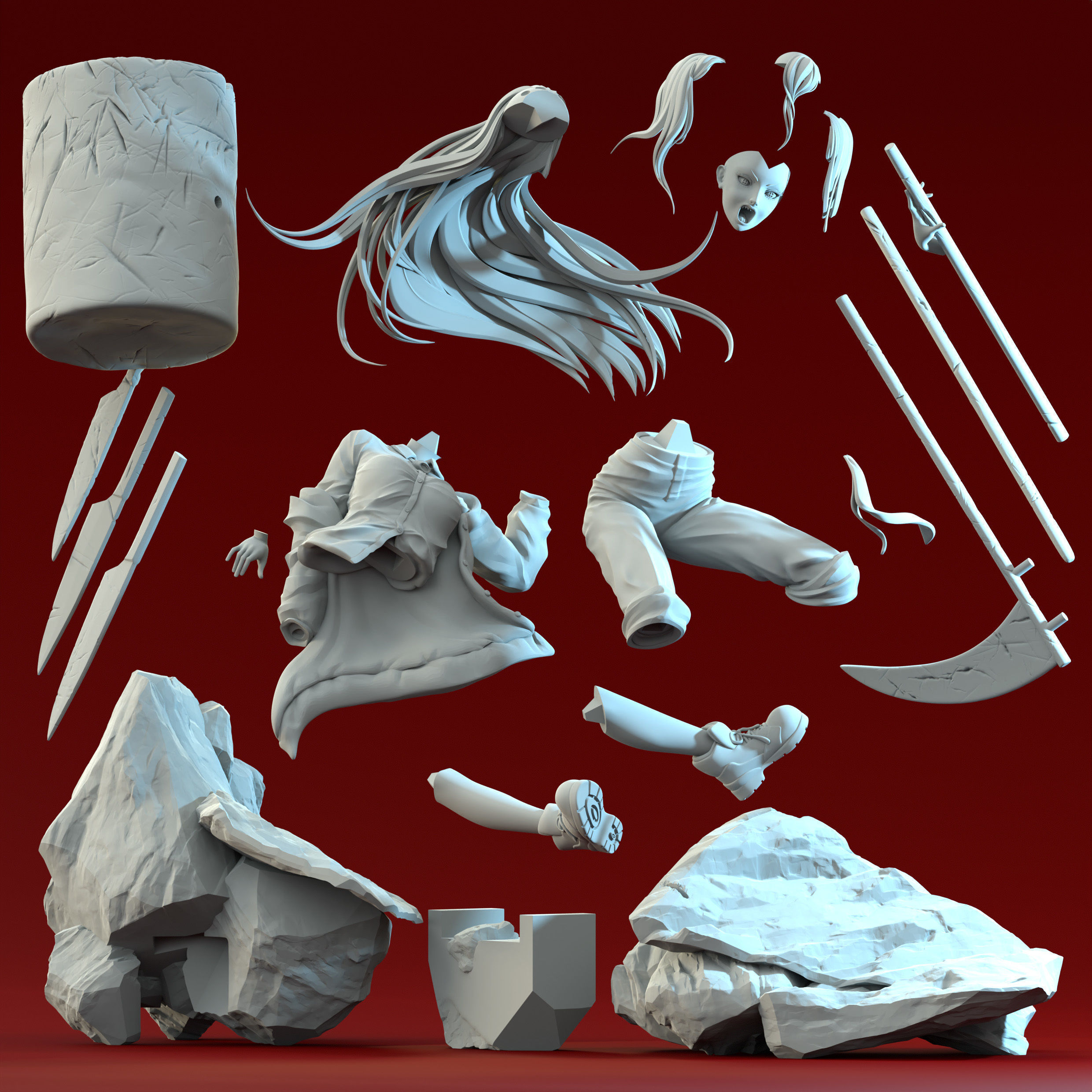 Power from Chainsaw man 3D print model_5