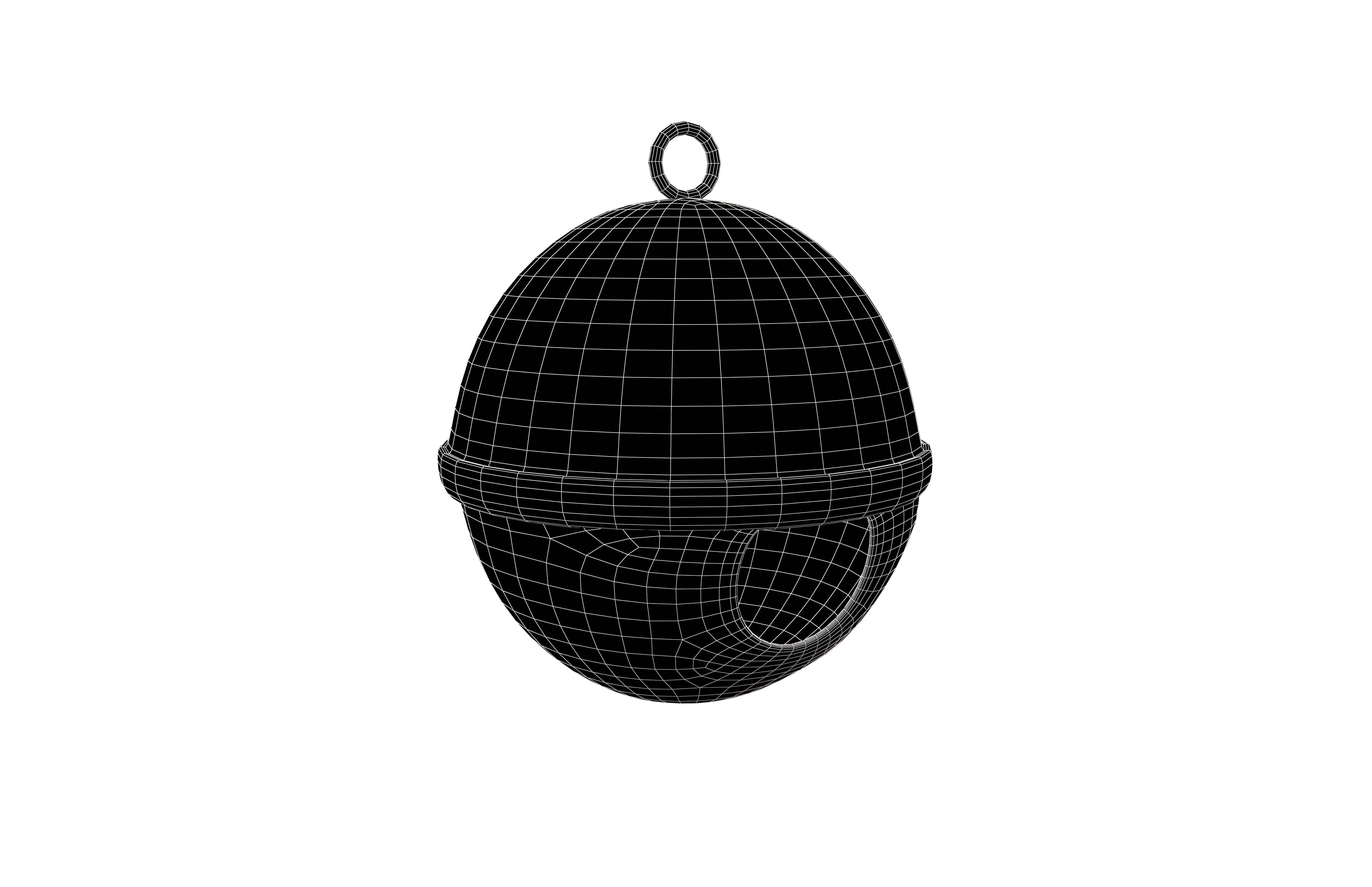 Bell v3 006 Low-poly 3D model_5