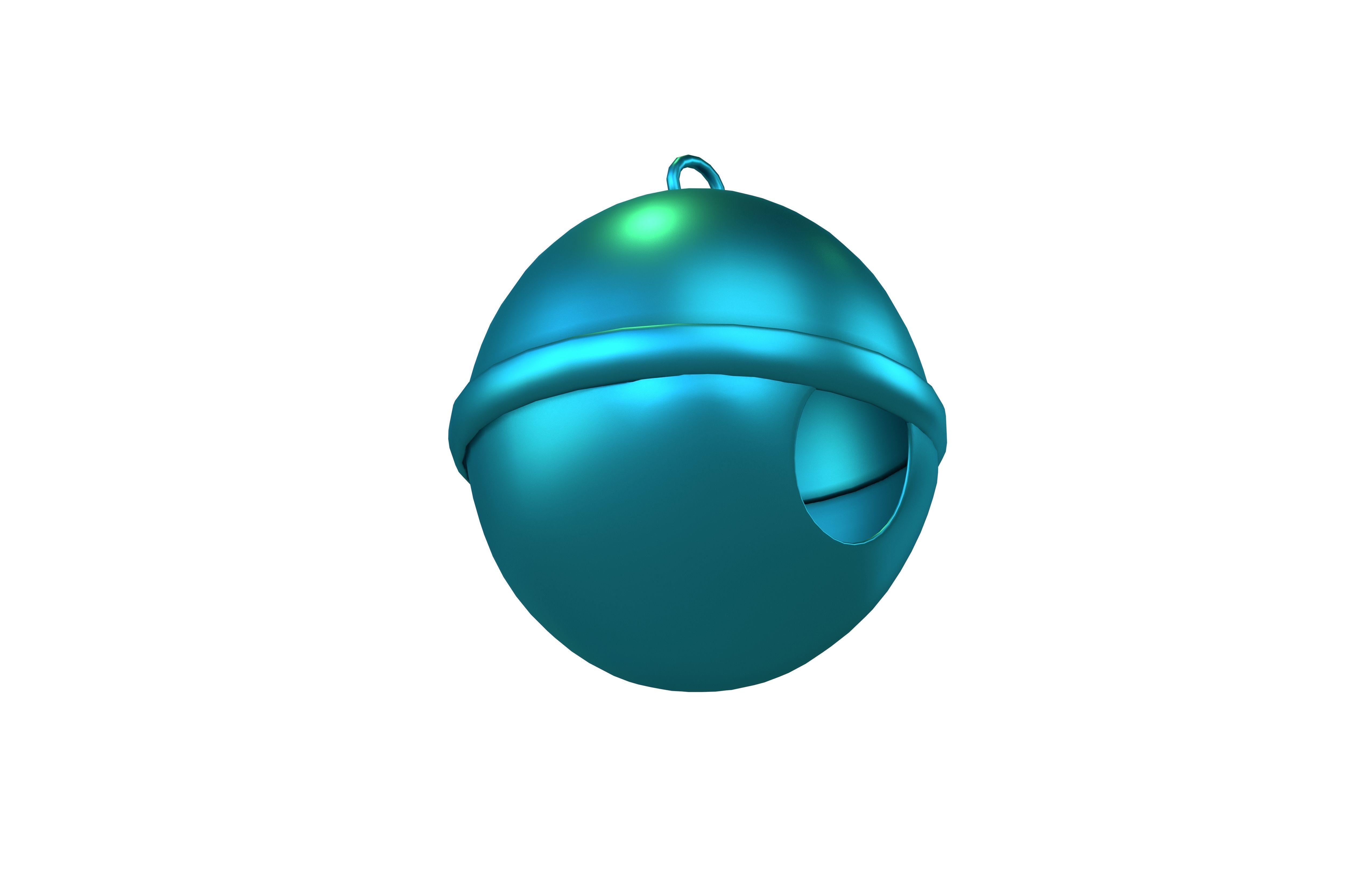 Bell v3 006 Low-poly 3D model_3