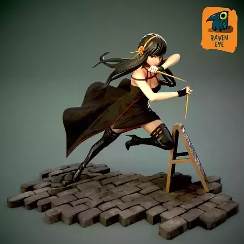 Yor Forger spy x family 3D print model