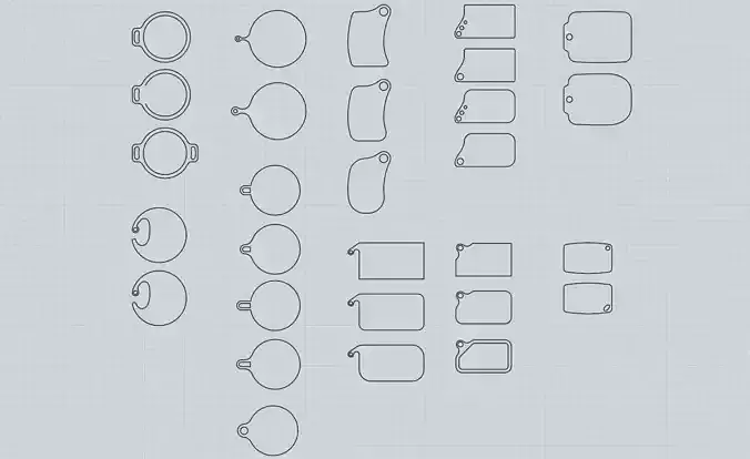 cutting boards for CNC 3D model