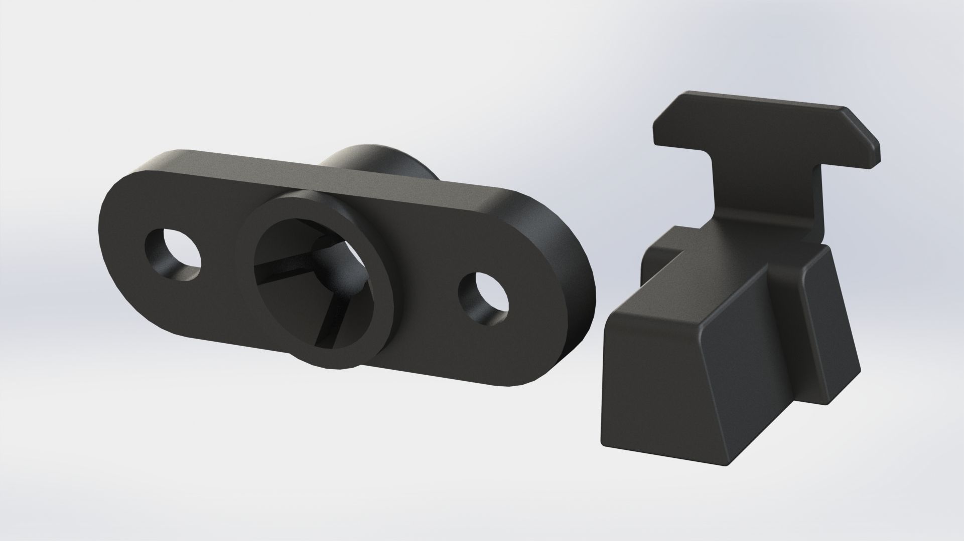 Toyota Starlet EP91 Glanza headlight clips adjusters 3D print model_3