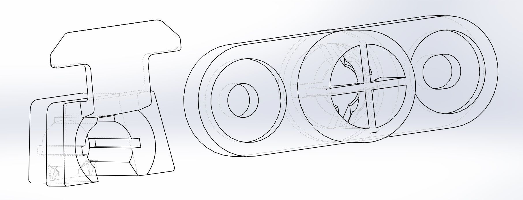 Toyota Starlet EP91 Glanza headlight clips adjusters 3D print model_9