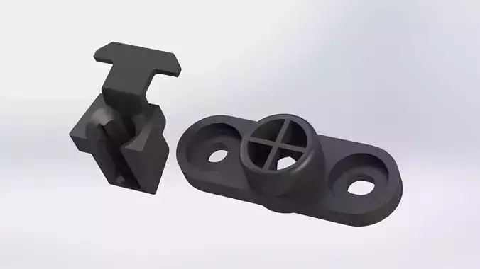 Toyota Starlet EP91 Glanza headlight clips adjusters 3D print model