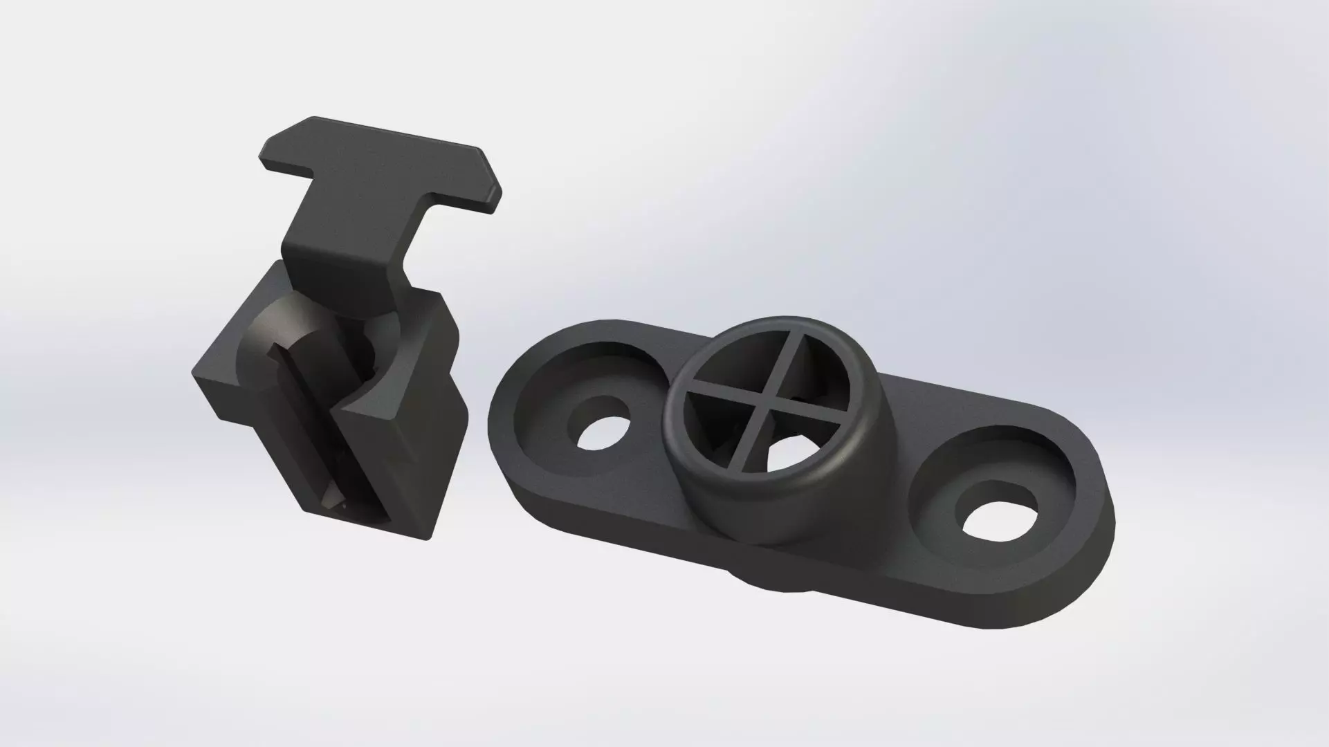 Toyota Starlet EP91 Glanza headlight clips adjusters 3D print model_0