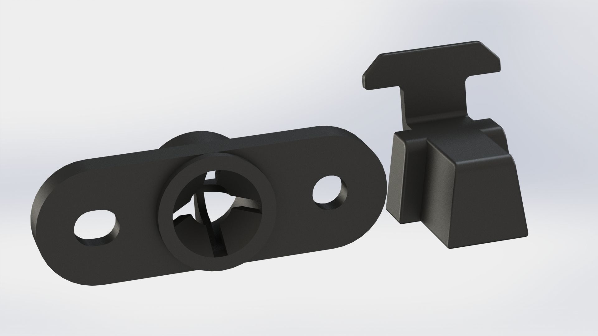 Toyota Starlet EP91 Glanza headlight clips adjusters 3D print model_4