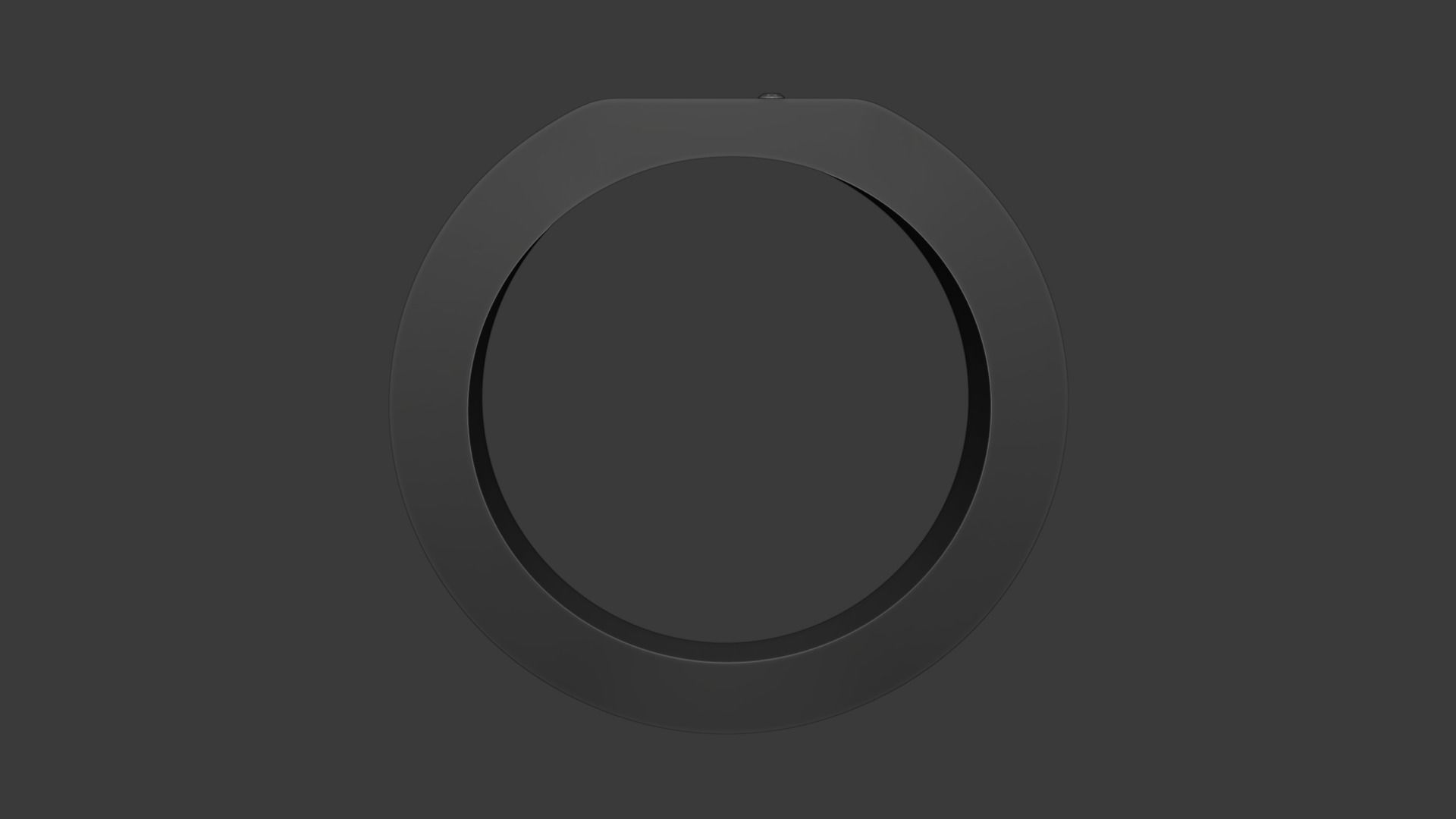 letter pattern ring 3D print model_2