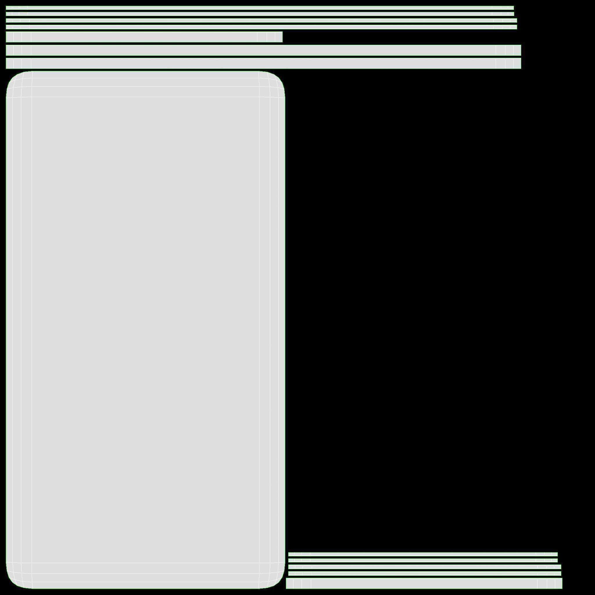 Booth Stand Kiosk with Roof 01 3D model_8