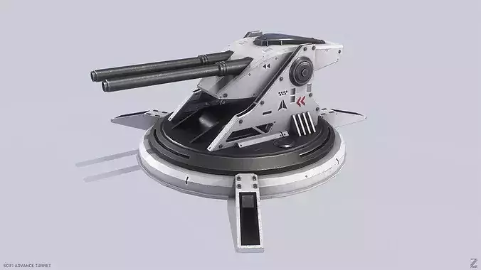 Scifi advance turret