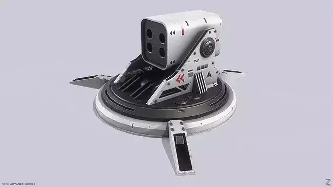 Scifi advance turret