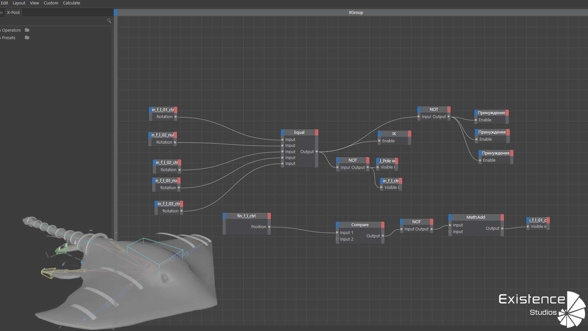 Stingray lowpoly underwater creatures  ocean monster fish - 2 Low-poly 3D model_12