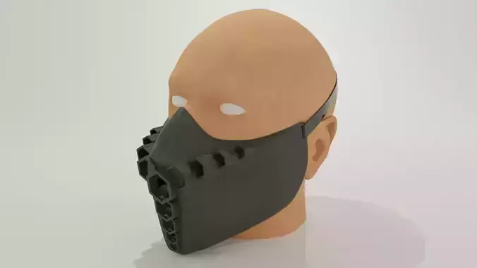 Mask HEX1 3D print model