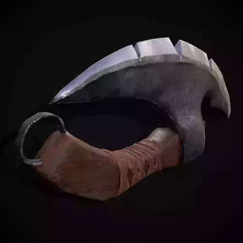 Medieval Stubby Axe