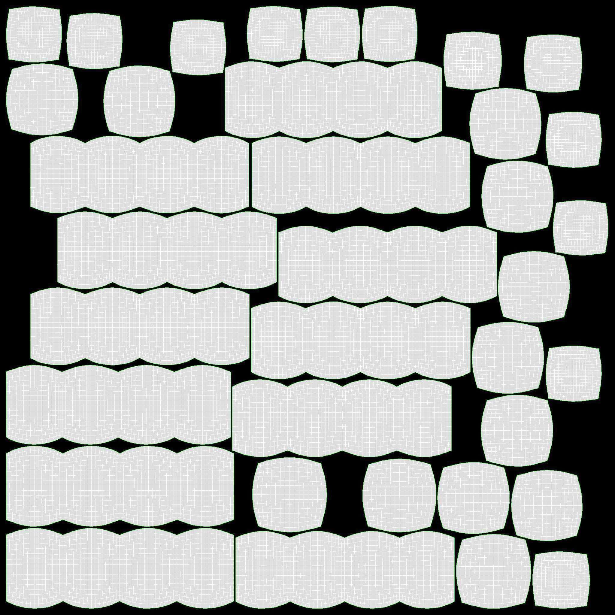 Easter Eggs in Wicker Basket Composition 3D model_8