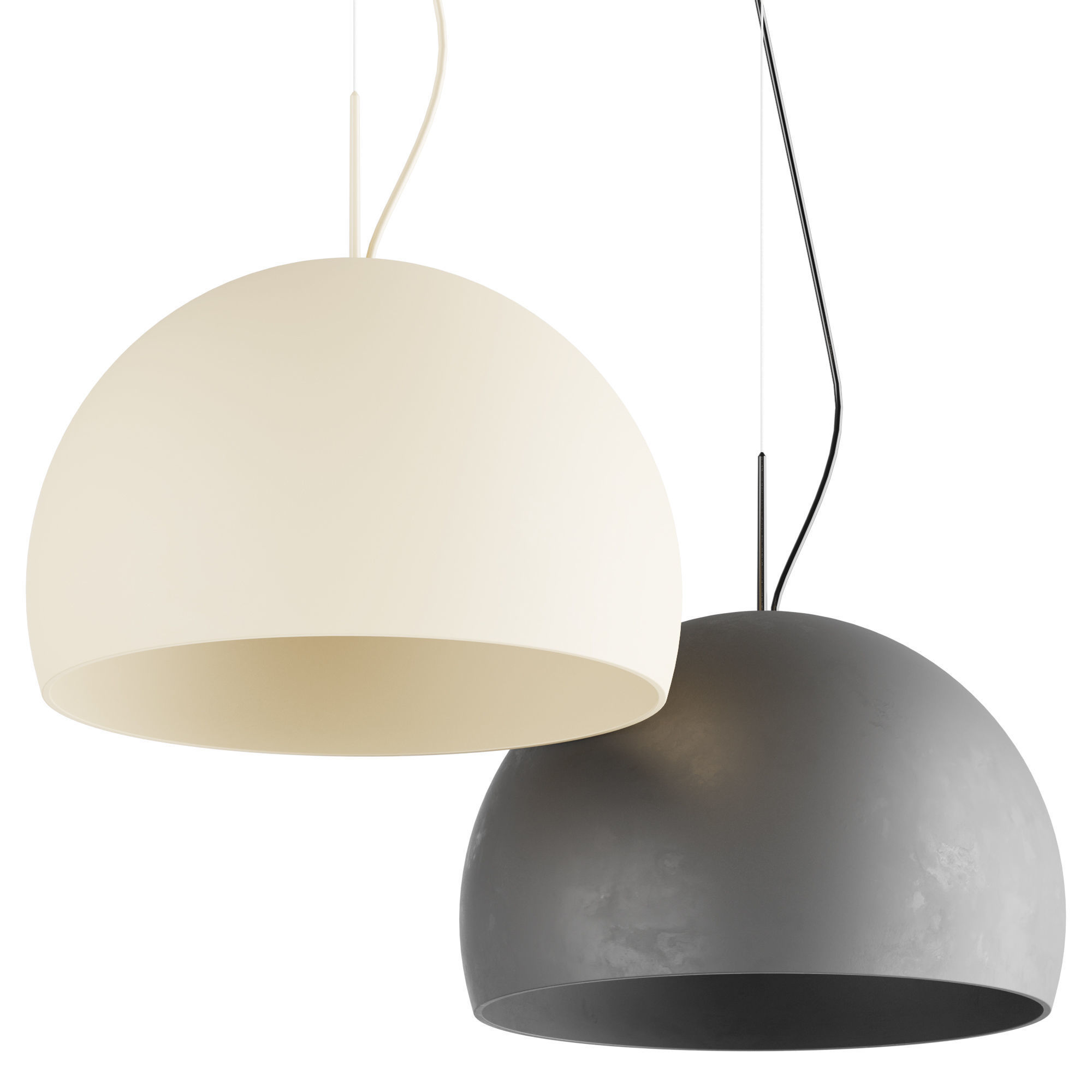 PRANDINA BILUNA S5 SUSPENDED LAMP 3D model_2
