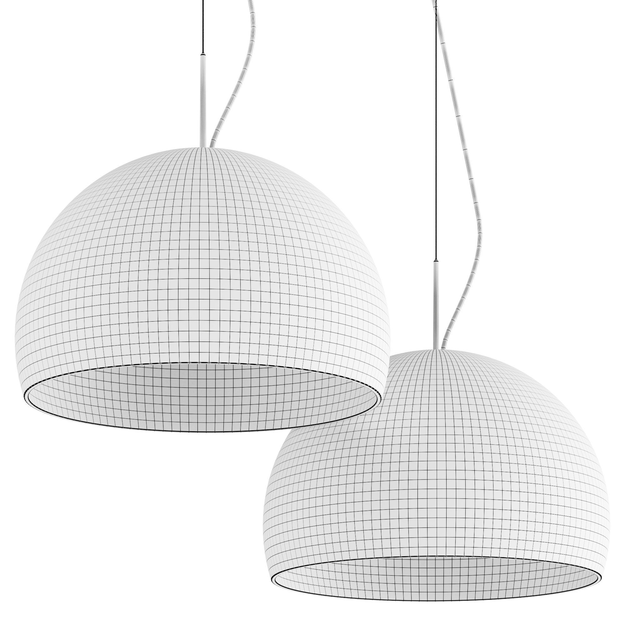 PRANDINA BILUNA S5 SUSPENDED LAMP 3D model_3